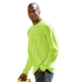 BS 50/50 L/S Pkt Tee