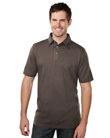 Men's Cotton/Poly 60/40 Knit Polo Shirt, w/ Self Collar