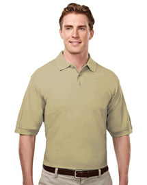 Tri-Mountain Mens Baby Pique Polo Golf Shirt