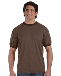 6 oz. Direct-Dyed Heather Ringer T-Shirt