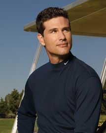  Men's Dri-Fit Interlock Long Sleeve Mock Turtleneck