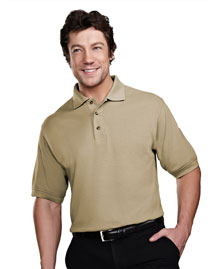 Tri-Mountain Mens Stain Resistant Pique Polo Golf Shirt