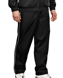 Men's 100% poly micro wind pants with mesh lining