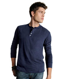 Men's 4.2 oz. Long-Sleeve Henley