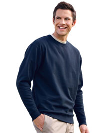 8 oz. Organic Cotton/Recycled Polyester Fleece Crew
