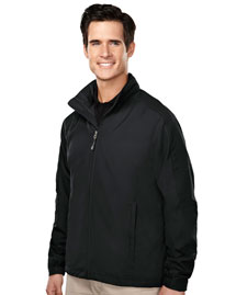 Men's 100% Polyester long sleeve jacket with water resistent