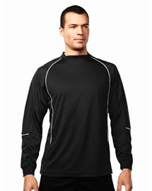 Men's 100% Polyester LS Knit Crewneck