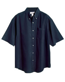  Men's  Easy Care Short Sleeve Twill Dress Shirt
