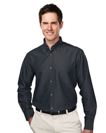 Mens Polyester Long Sleeve Woven Shirt