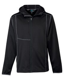 Mens Poly Fleece long sleeve ULTRA COOL jacket with hood.