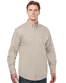 Men's Cotton/Poly 60/40 LS Woven Shooting Shirt,