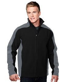 Men's 100% polyester micro fleece bonded jacket with membrance