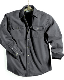 Tri-Mountain - Men's Big & Tall  Denim Shirt Jacket With Fleece Lining