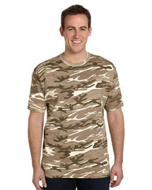 4.9 oz., 100% Ringspun Cotton Camouflage T-Shirt