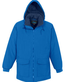  Big and Tall Mens Nylon Hooded Parka Jacket With Fleece Lining