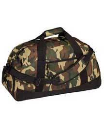 Military Camo Basic Large Duffel