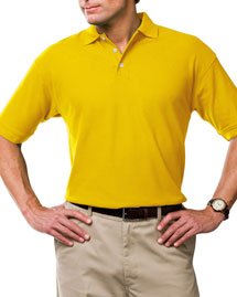 Blue Generation Mens Short Sleeve 3m Scotchgard Wicking Polos