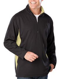 Blue Generation Mens Long Sleeve 2 Tone Poly Knit Pullover