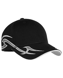  Mens Racing Cap With Sickle Flames