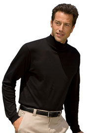 Chestnut Hill Mens Pima Cotton Mock Neck