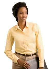 Ladies’ 32 Singles Long-Sleeve Twill