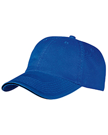 Mens Washed Twill Sandwich Cap
