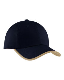 Mens Twill Cap with Contrast Visor Trim and Underbill