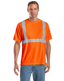 Cornerstone Mens Ansi Compliant Safety Work T Shirt