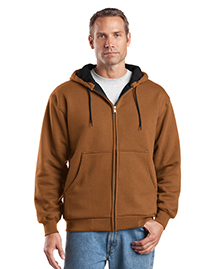  Men's Heavyweight Full Zip Hooded Sweatshirt With Thermal Lining