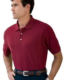 Devon & Jones Mens Herringbone Polo