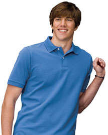 District Threads Mens Modern Pique Polo