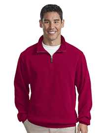 Mens Flatback Rib 1/4 Zip Fleece Jacket