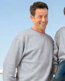  Crewneck Sweatshirt with Tipped Trim