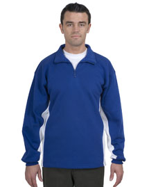 Mens 1/4 Zip SweatShirt with Contrast Color