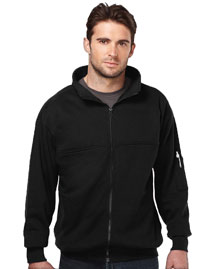 Mens 80% Cotton/20% Polyester Full Zip Fleece Jacket
