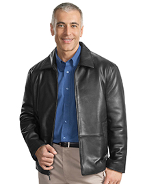 Port Authority Signature Mens Park Avenue Lambskin Jacket