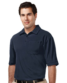 Mens 100% Polyester UC S/S Golf Shirt,