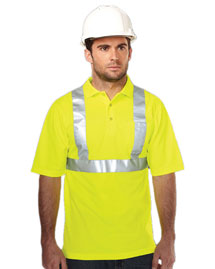 Mens 100% Polyester Birdeye 3 button polo