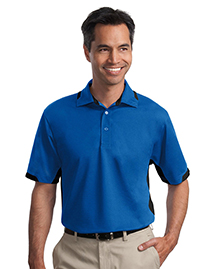 Port Authority Mens Dry Zone Colorblock Ottoman Sport Shirt
