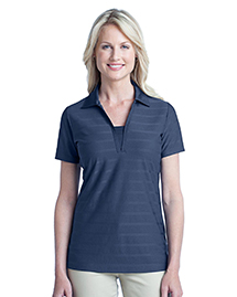  Ladies Horizontal Texture Polo. L514