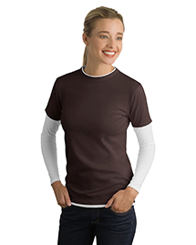  Ladies Long Sleeve Double Layer T-Shirt. LST306