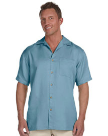 Harriton Mens Bahama Cord Camp Shirt