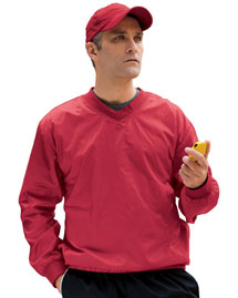 Harriton Mens Athletic V Neck Pullover Jacket