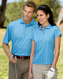 Men's Dry Fiber Dynamics Jacquard Polo Sport Shirt