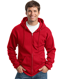 Port & Company Mens 78 Oz Full Zip Hooded SweatShirt