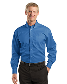 Red House Mens Dobby Non Iron Button Down Shirt