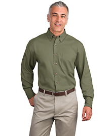 Port Authority Mens Long Sleeve Twill Dress Shirt