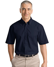 Mens Short Sleeve Value Poplin Shirt