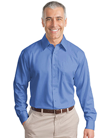 Port Authority Mens Long Sleeve Non Iron Twill Shirt