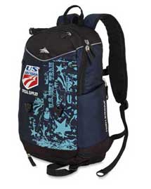 Ski Team Ski Boot Backpack Blue Zone/Black